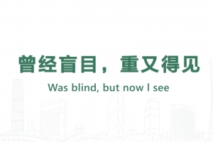 曾經(jīng)盲目，重又得見