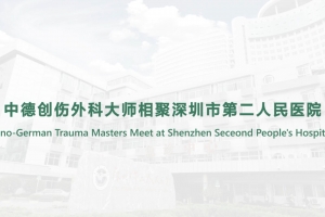 中德創(chuàng)傷外科大師相聚深圳市第二人民醫(yī)院